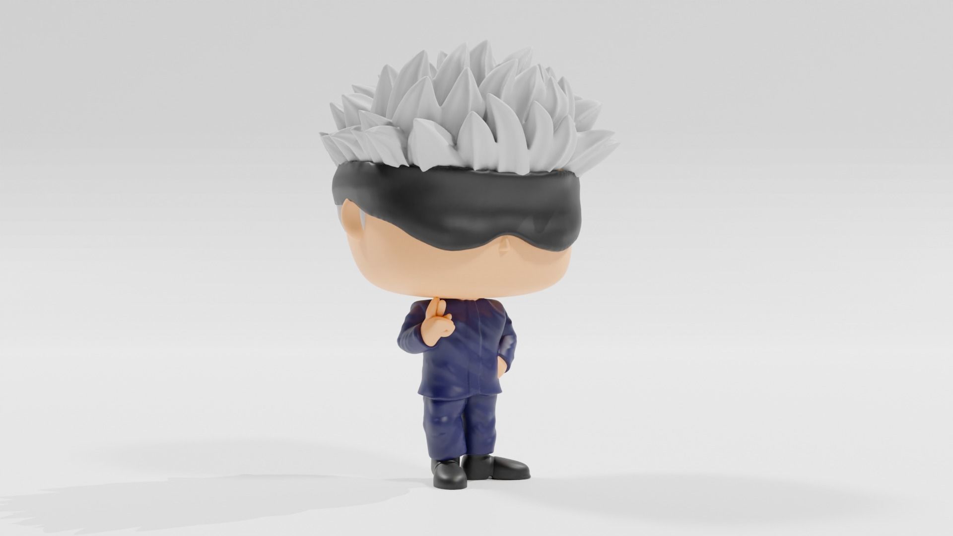 Satoru Gojo funko pop from Jujutsu Kaisen 3D print model_9