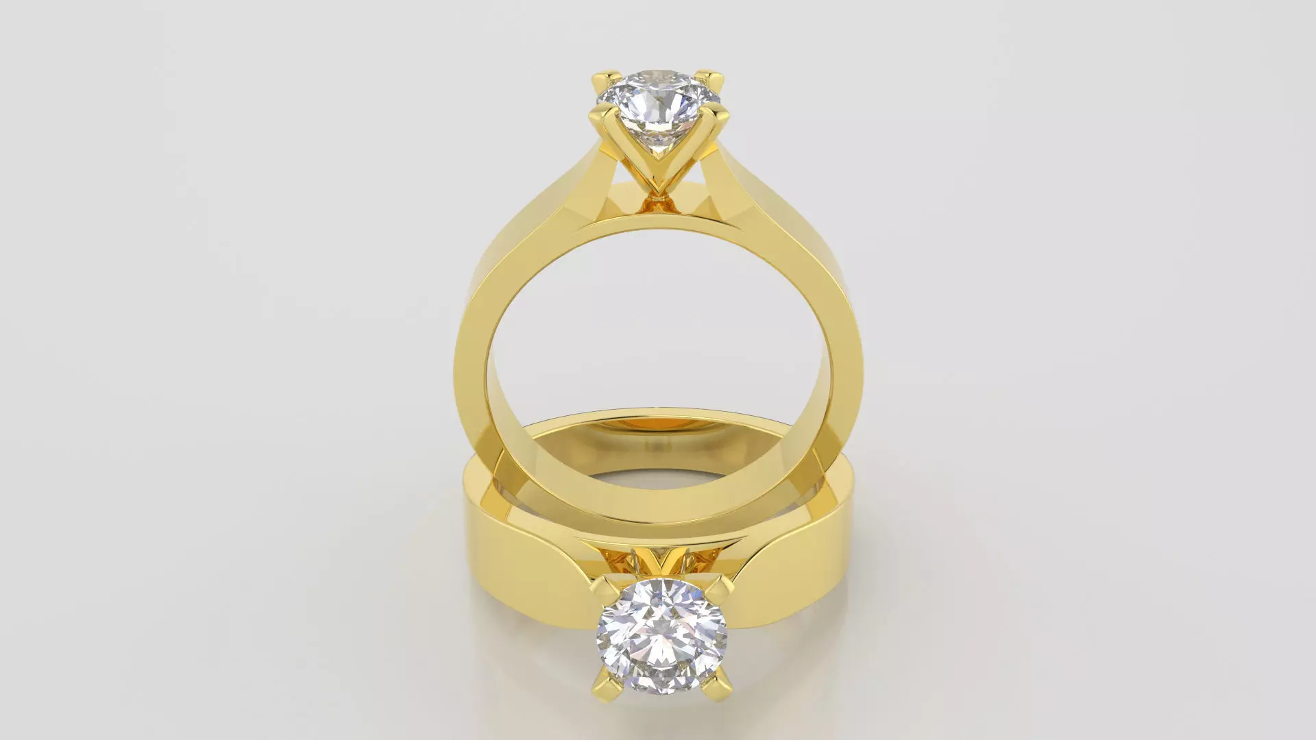 Round 0-75-CT Flat Profile Round Shank Width 3-20mm 3D print model_0