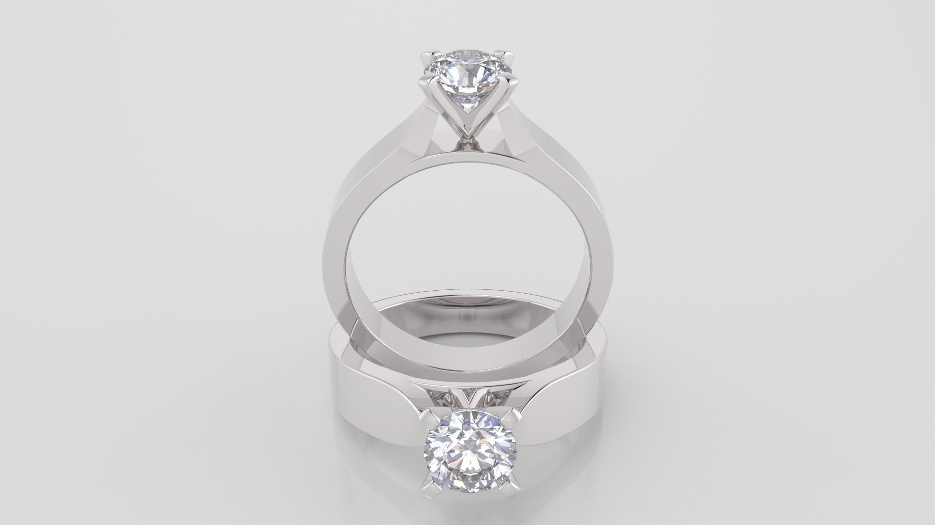 Round 0-75-CT Flat Profile Round Shank Width 3-20mm 3D print model_2