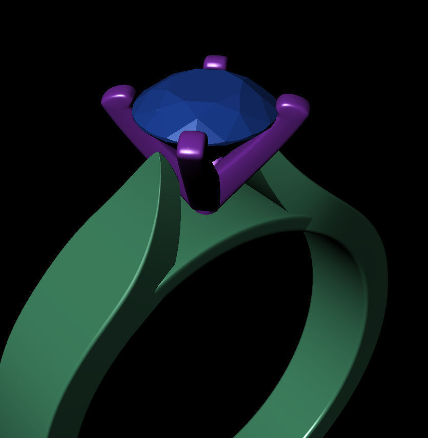 Round 0-75-CT Flat Profile Round Shank Width 3-20mm 3D print model_11