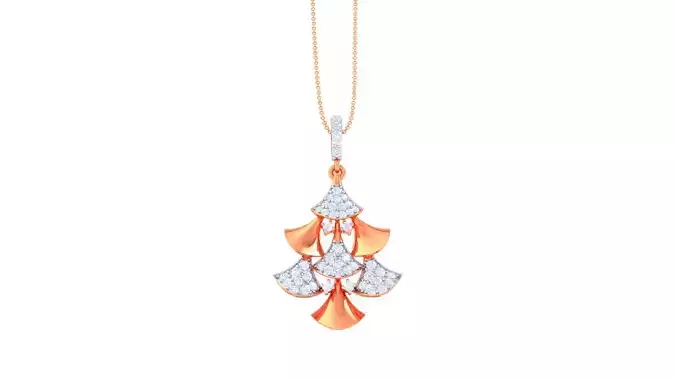 Christmas Tree High Jewelry Pendant Earrings Set 3dm stl obj mtl 3D print model