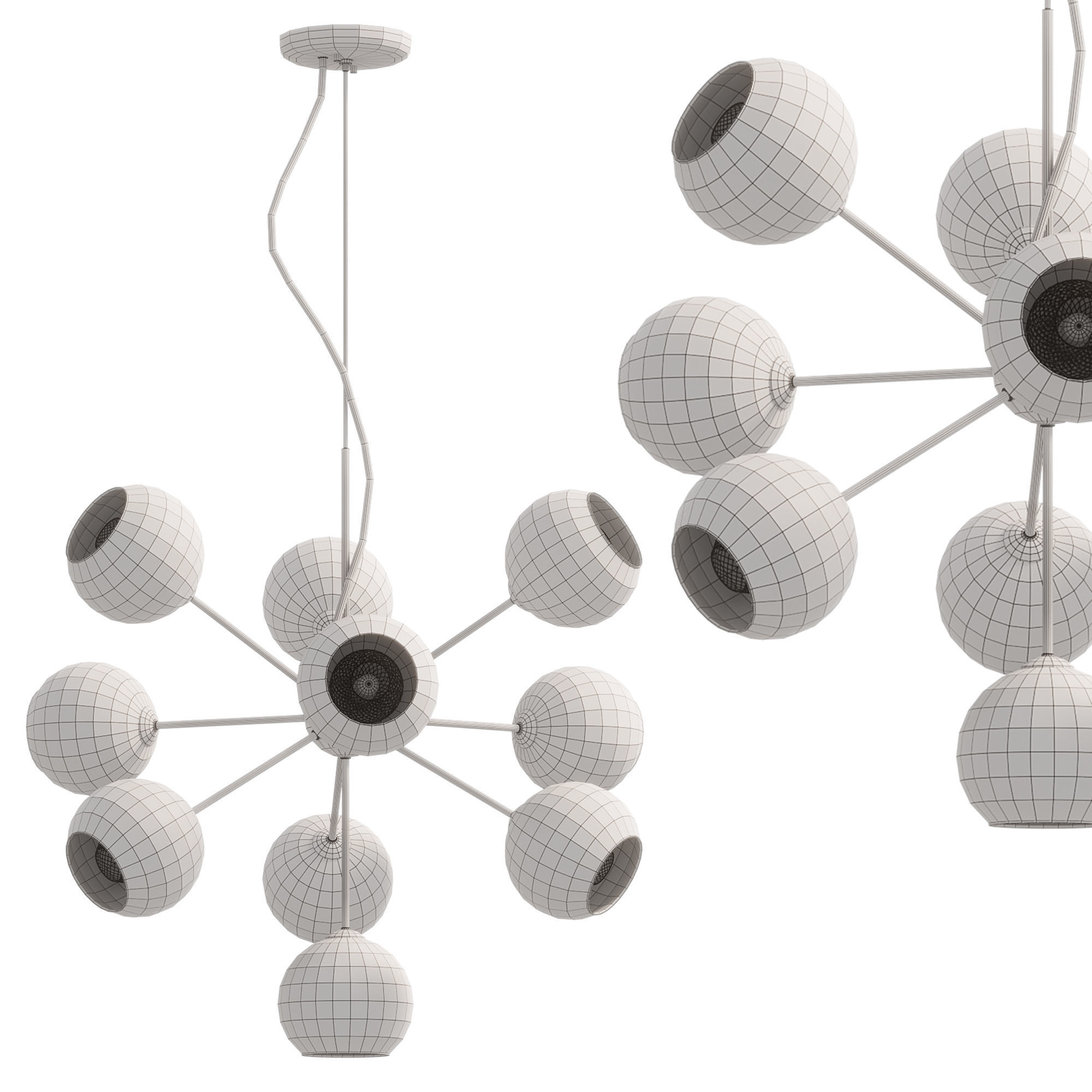 Auge Sphere Pendant  3D model_2