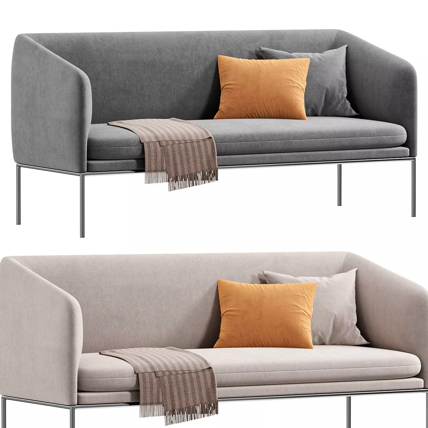 Turn 2 Seat Sofa  3D model_0