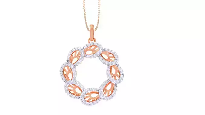 High Jewelry Pendant Earrings Set 3dm stl obj mtl gltf glb 