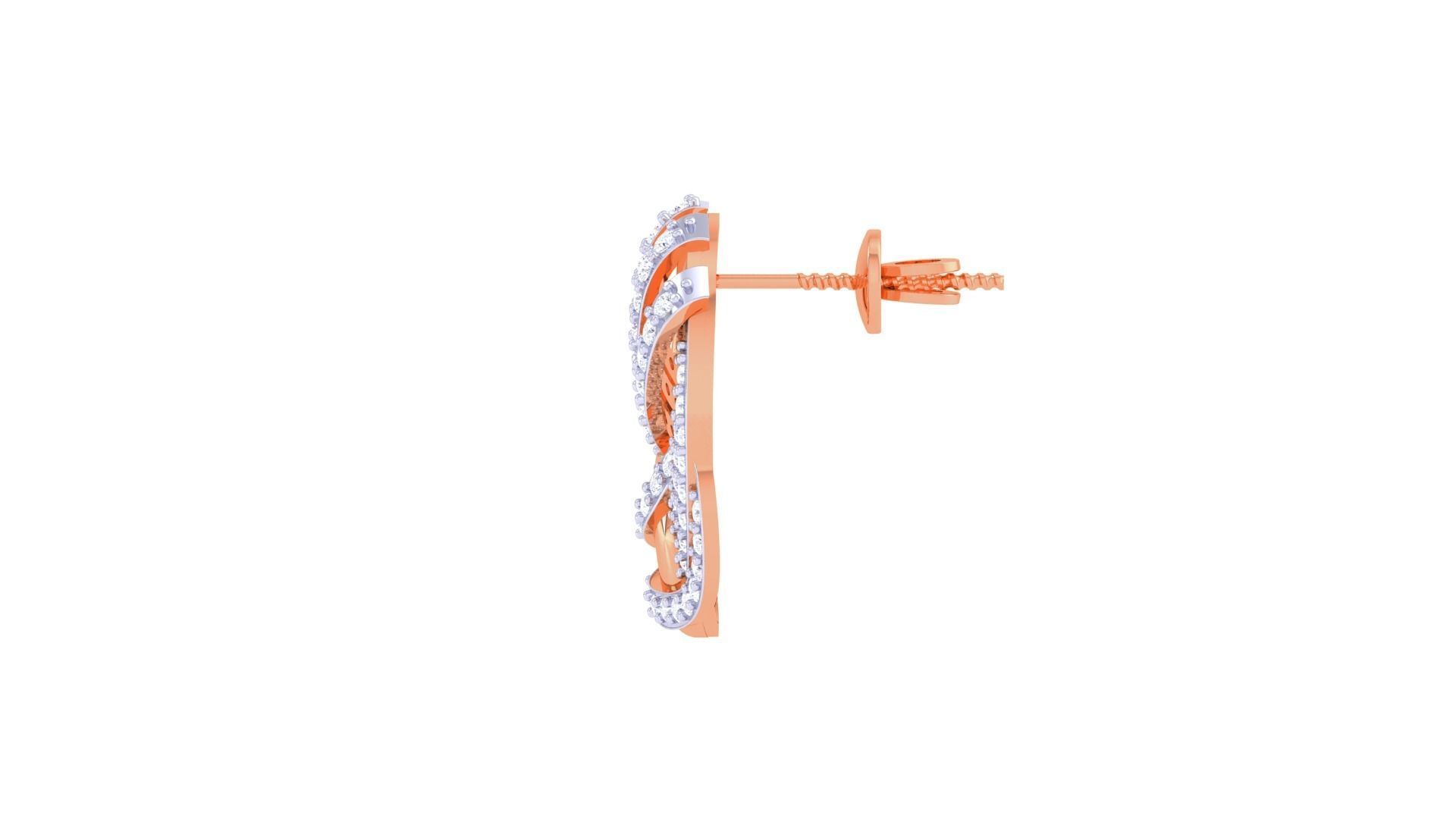 High Jewelry Pendant Earrings Set 3dm stl obj mtl gltf glb 3D print model_14