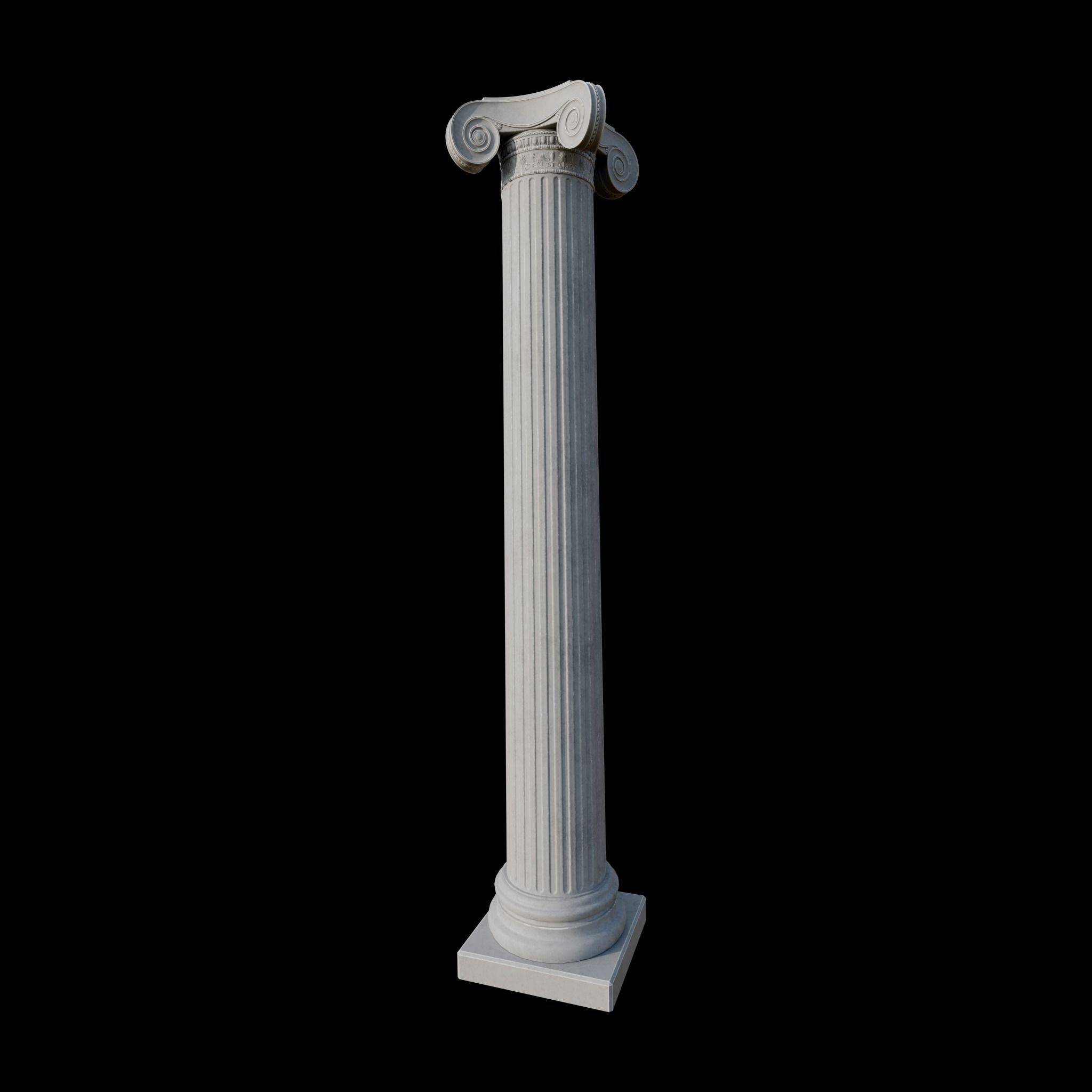 corint column B 3D model_1