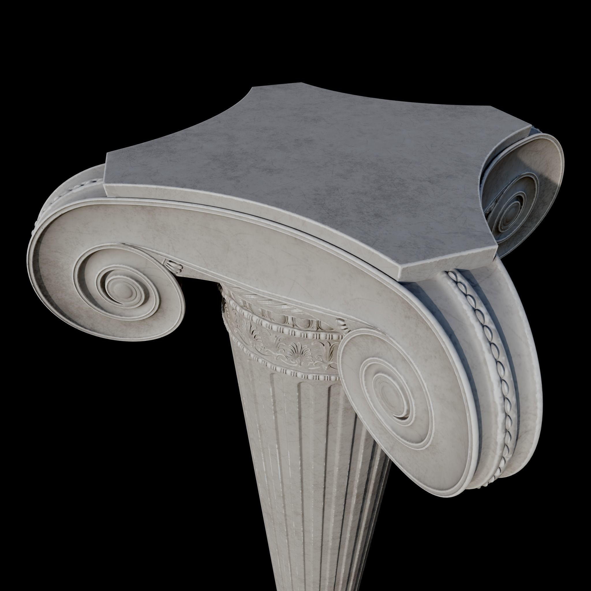 corint column B 3D model_3