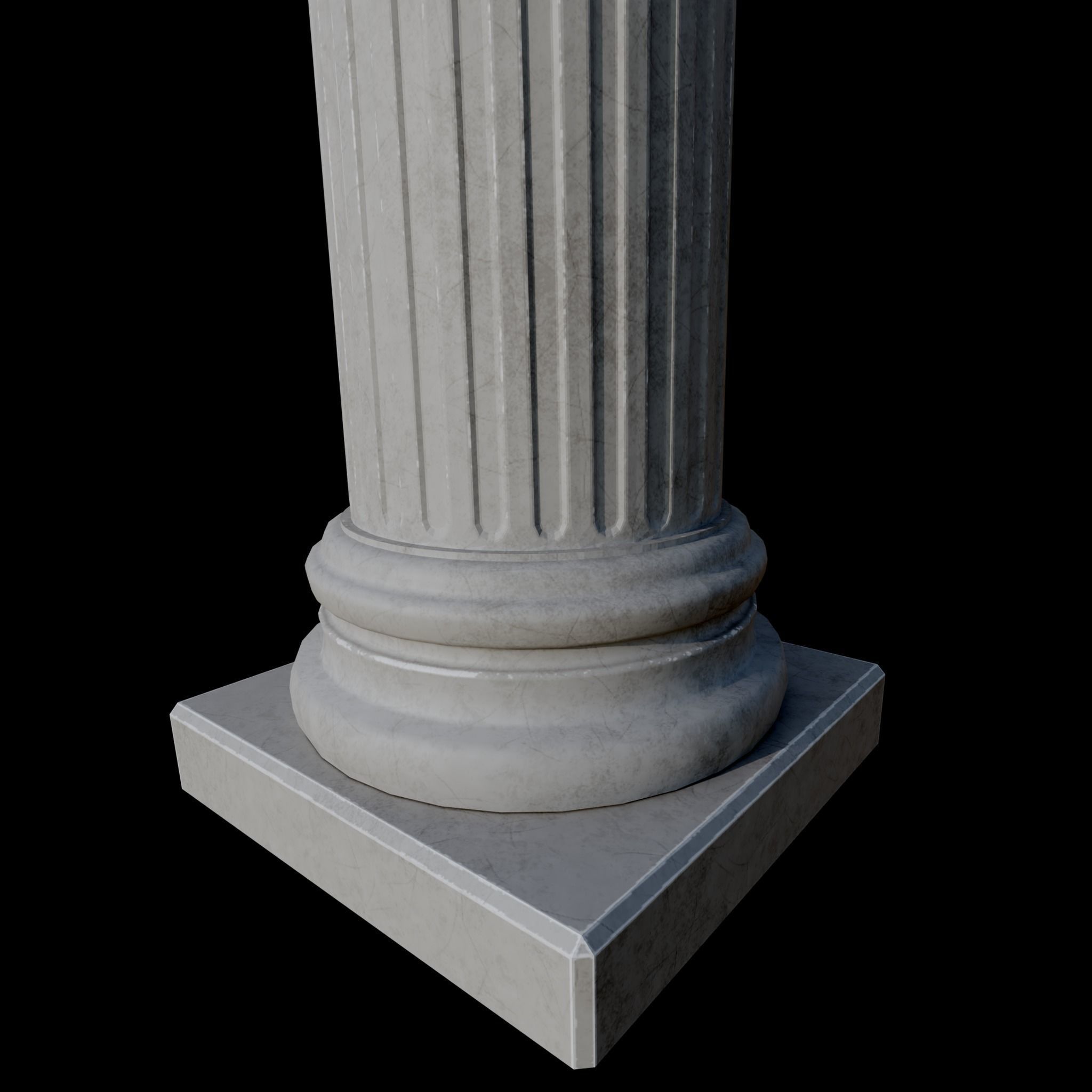 corint column B 3D model_4