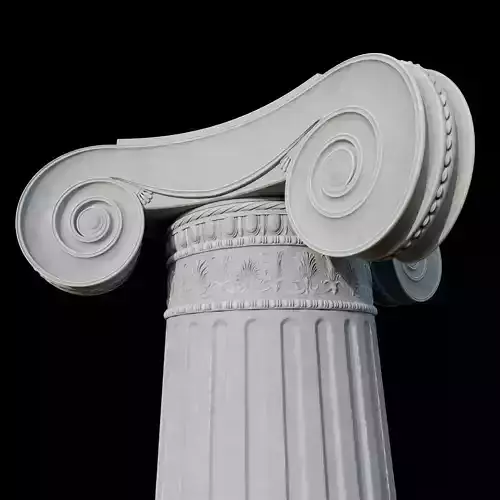 corint column B 3D model