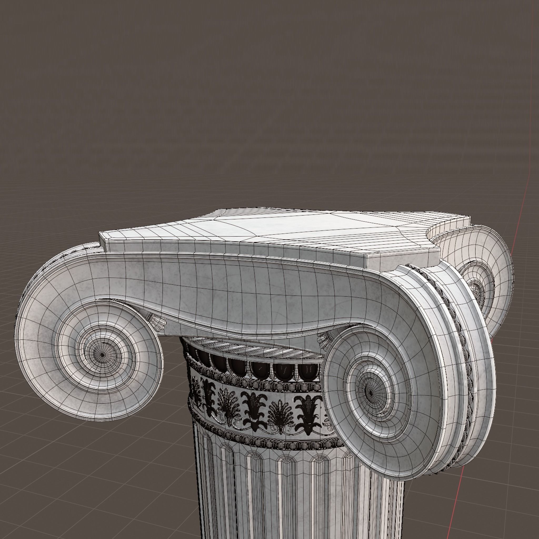 corint column B 3D model_6