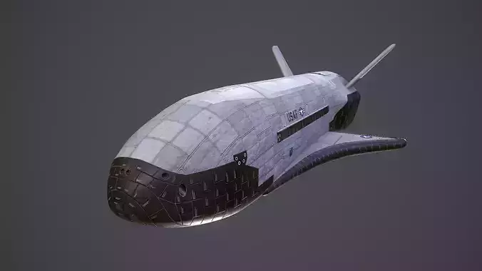 Boeing X-37 Orbital Test Vehicle Low-poly 3D model Boeing X-37 Orbital Test Vehicle Low-poly 3D model