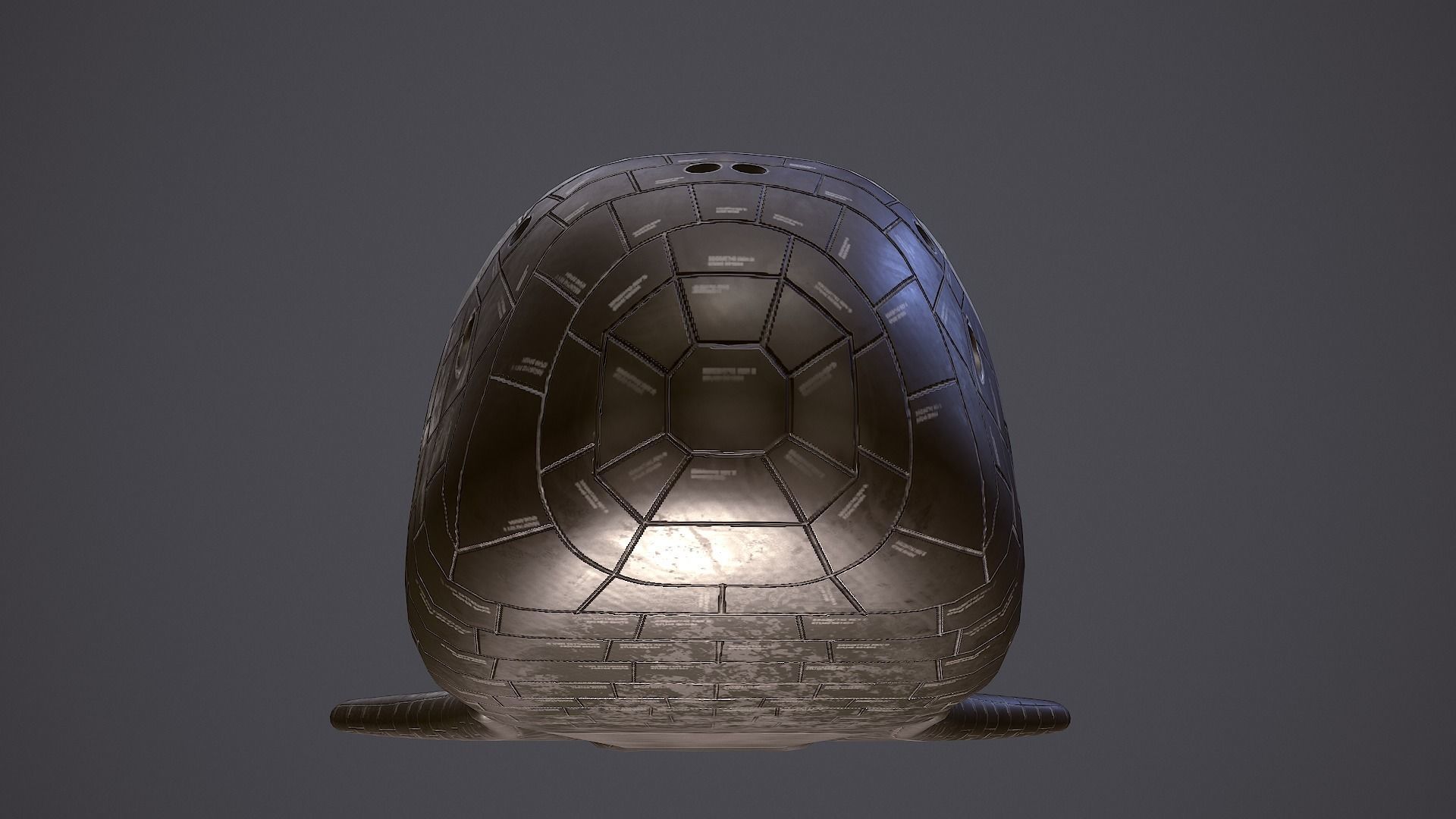 Boeing X-37 Orbital Test Vehicle Low-poly 3D model_6