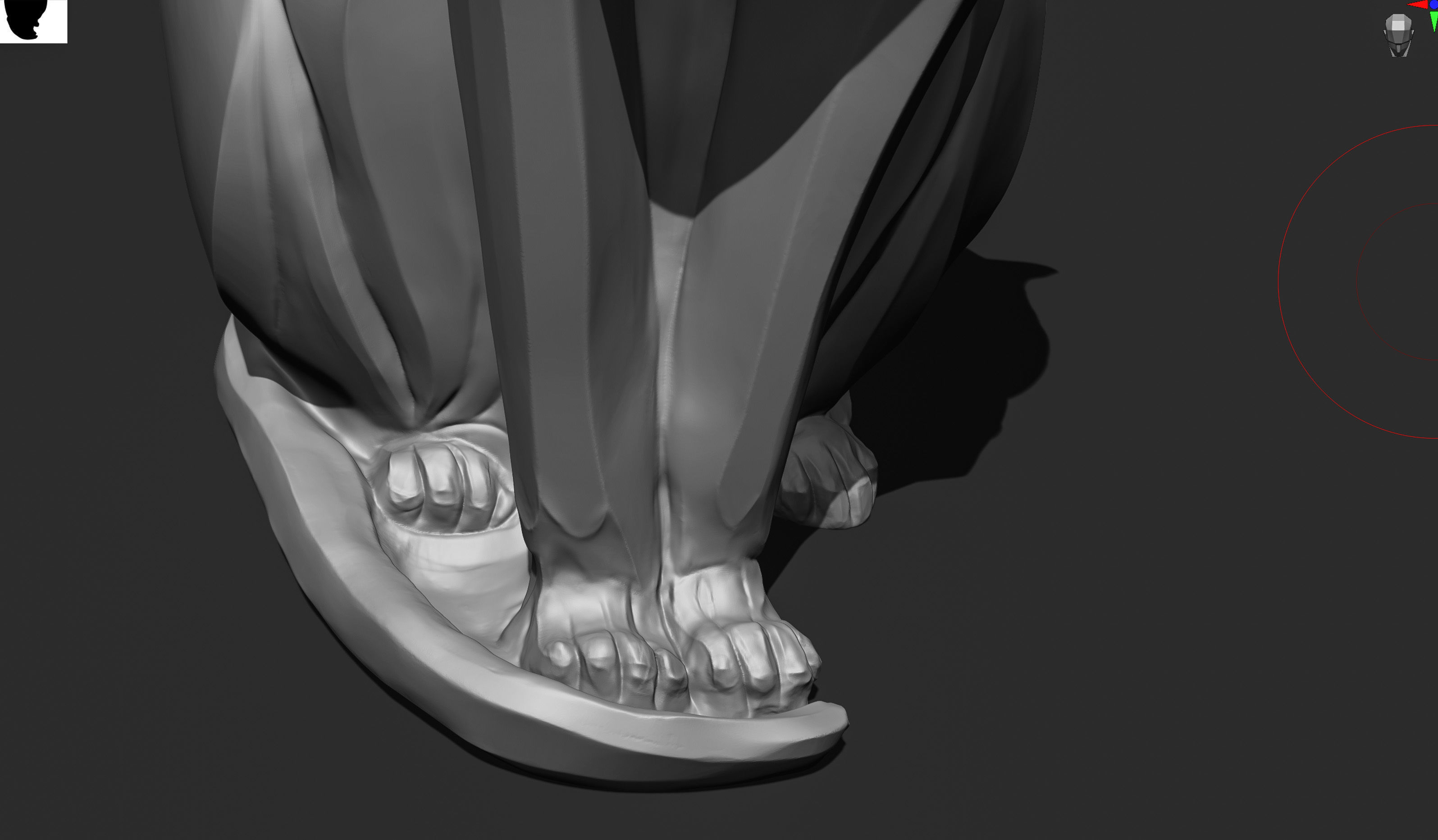 Cat figurine domestic stylized sitting 3d print 3D print model_33