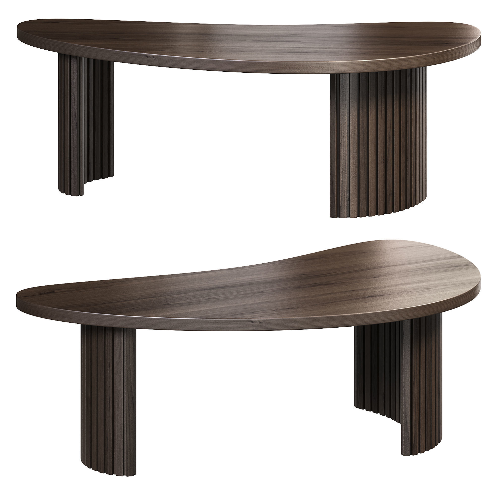 Boomerang Coffee Table  3D model_1