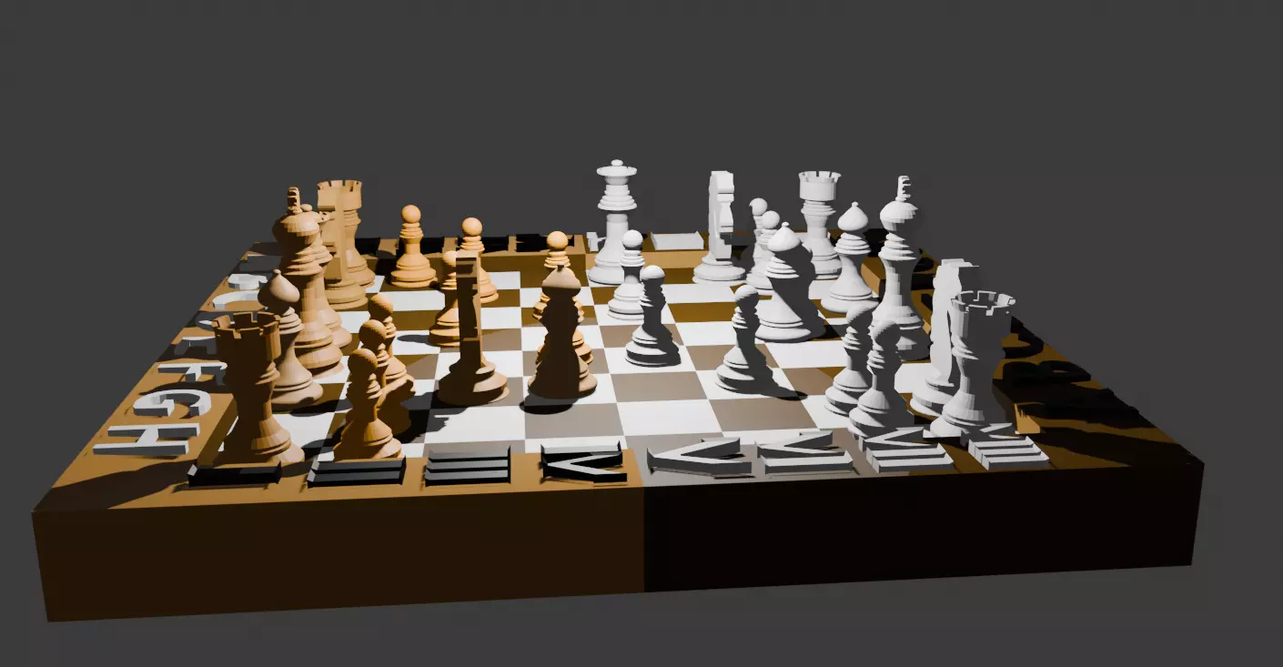 Chess 3D model_0