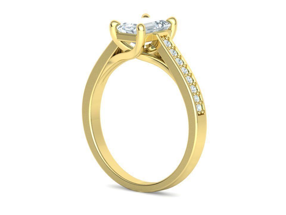 Trellis Engagement Ring 1 Carat Emerald Gem 2 RINGS COLLECTION _38