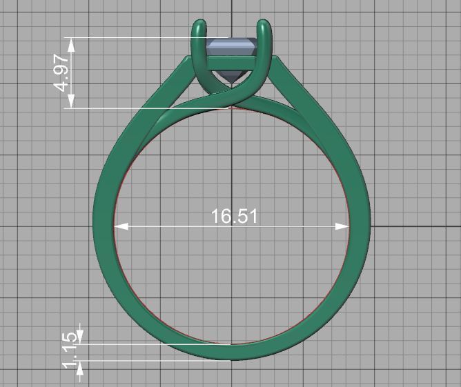 Trellis Engagement Ring 1 Carat Emerald Gem 2 RINGS COLLECTION _12