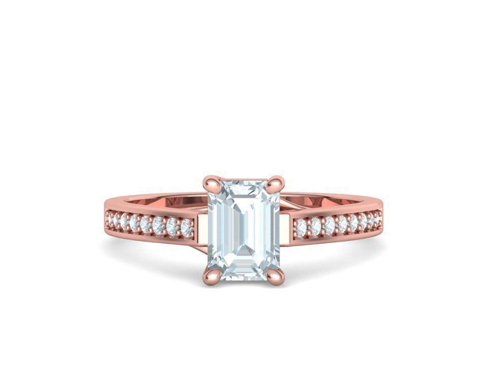 Trellis Engagement Ring 1 Carat Emerald Gem 2 RINGS COLLECTION _27