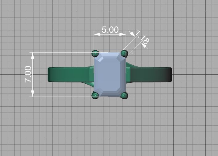 Trellis Engagement Ring 1 Carat Emerald Gem 2 RINGS COLLECTION _13