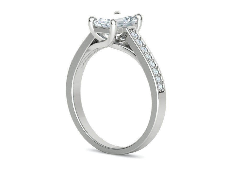 Trellis Engagement Ring 1 Carat Emerald Gem 2 RINGS COLLECTION _39