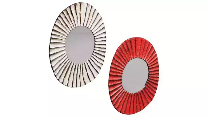 Melissa Oval Mirror Set
