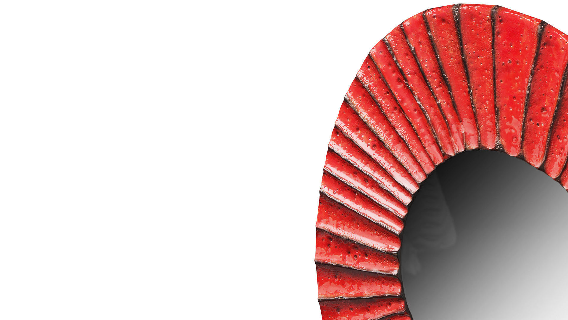 Melissa Oval Mirror Set Low-poly 3D model_3