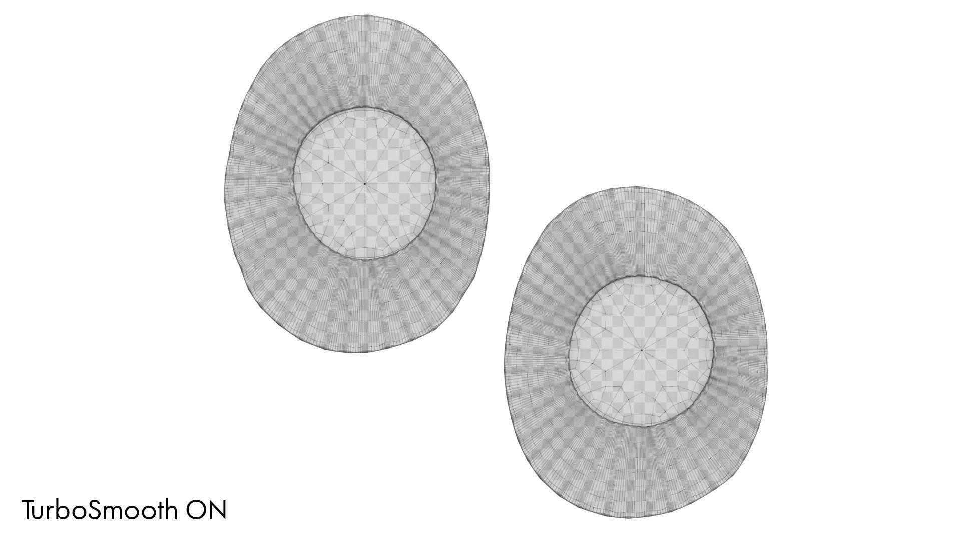 Melissa Oval Mirror Set Low-poly 3D model_6