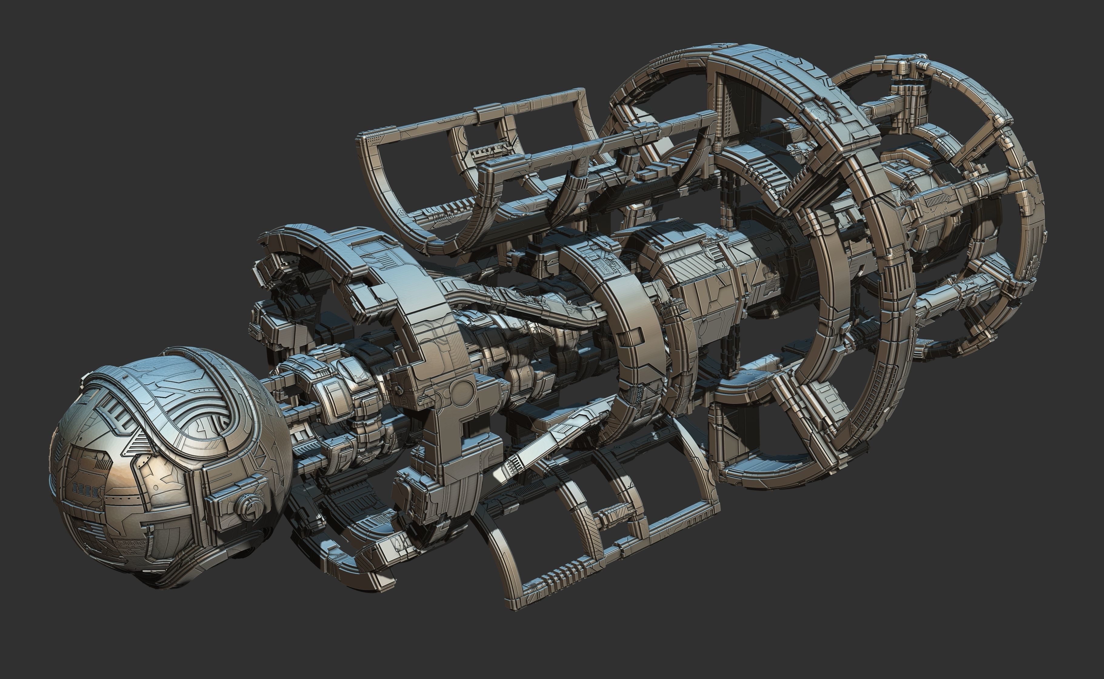 space equipment node 00220 3D model_1