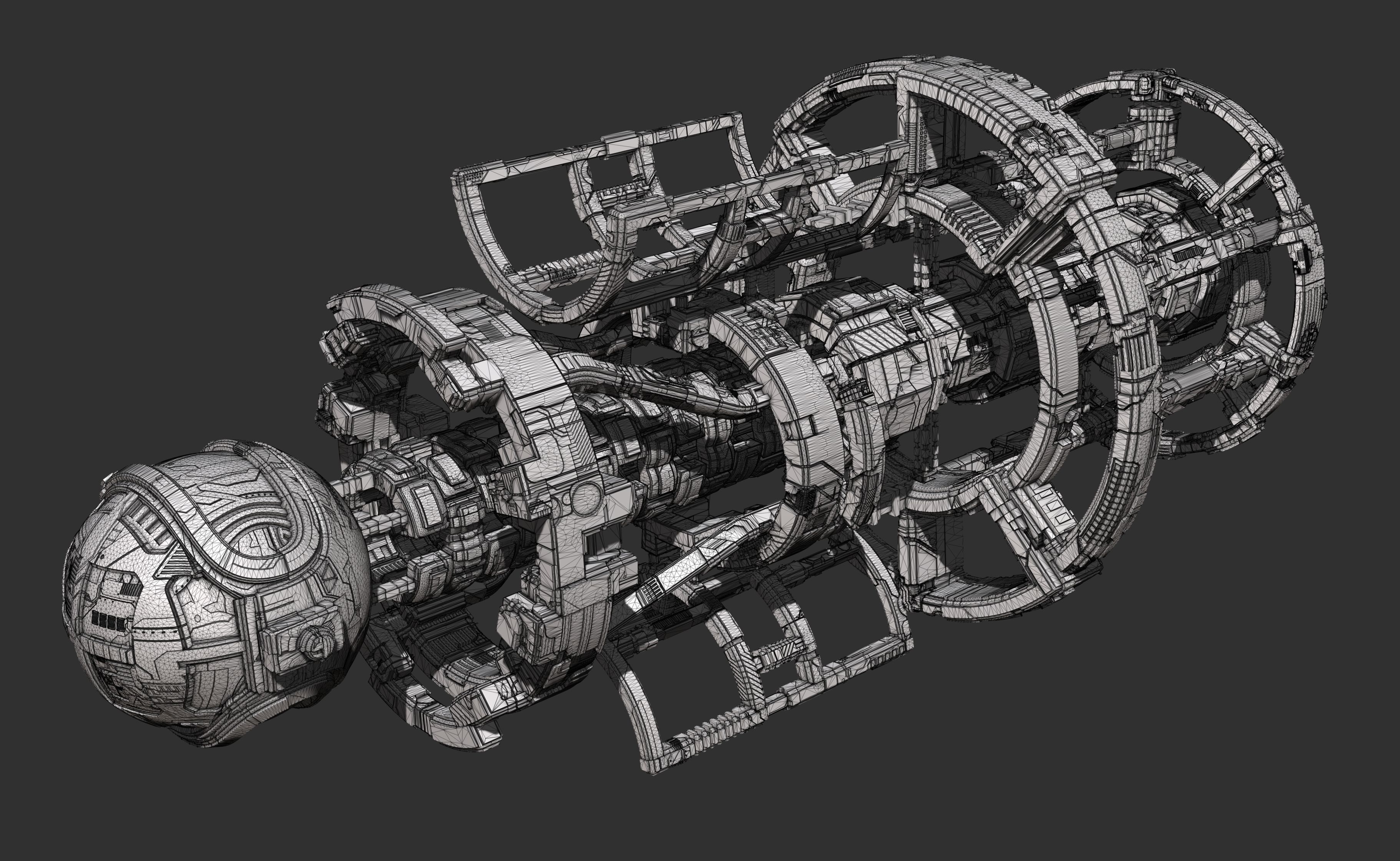 space equipment node 00220 3D model_3