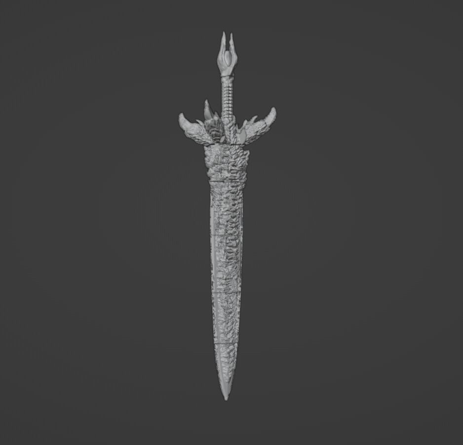 DEVIL MAY CRY 5 COSPLAY SWORD PROP DEVIL SWORD DANTE LIFE SIZE 3D print model_1