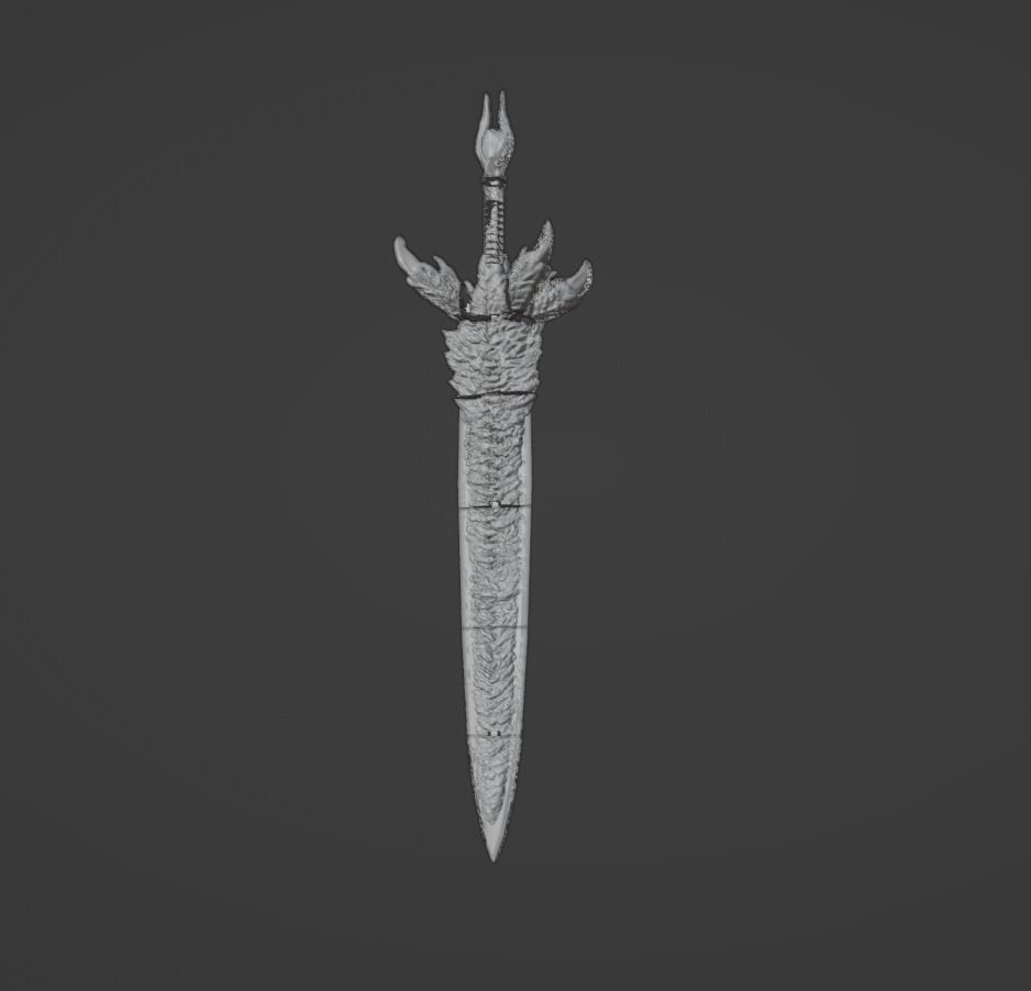 DEVIL MAY CRY 5 COSPLAY SWORD PROP DEVIL SWORD DANTE LIFE SIZE 3D print model_2