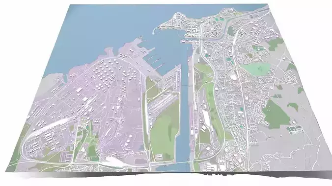 Cityscape Port de Buc France 