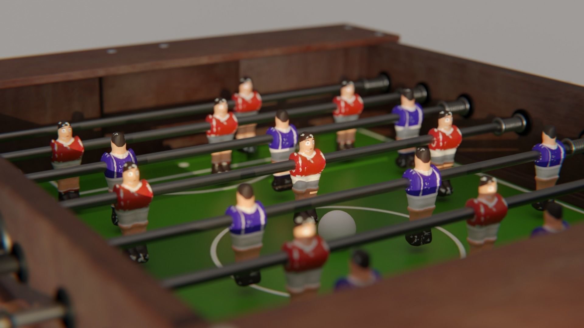 foosball 3D model_4