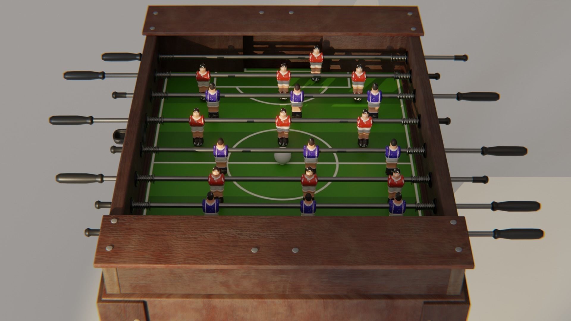 foosball 3D model_2