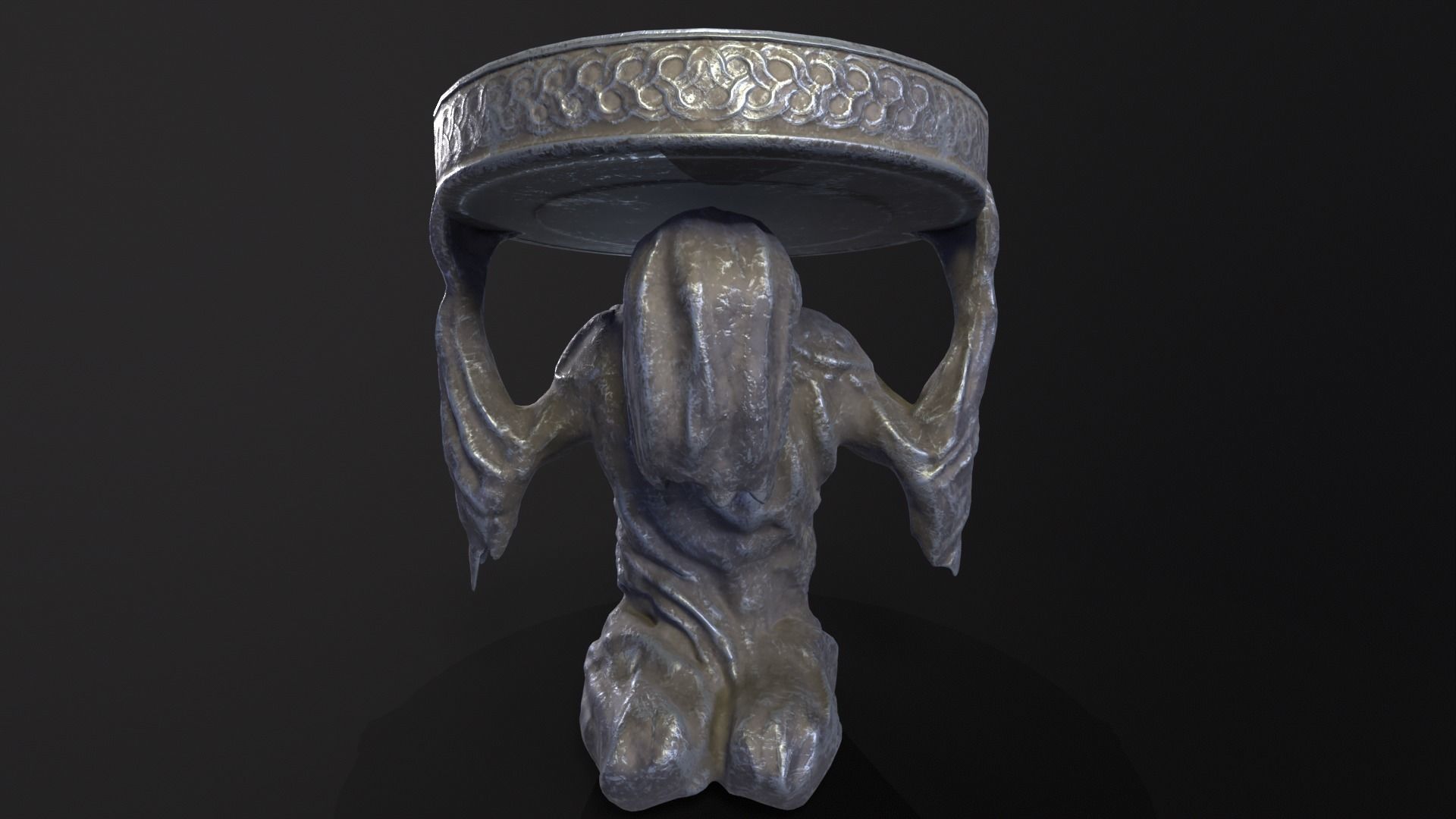 Dark Reaper Table Low-poly 3D model_20