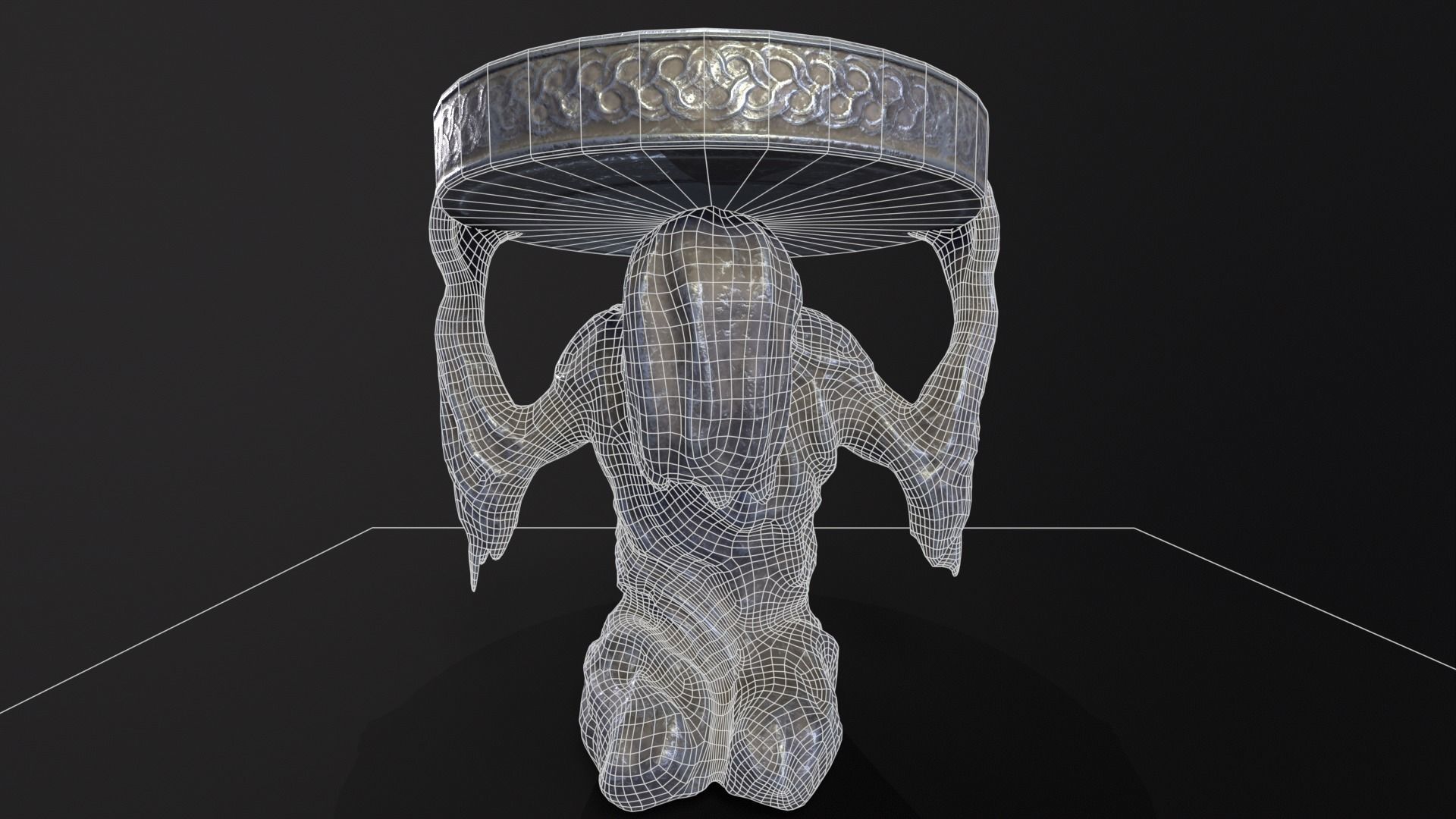 Dark Reaper Table Low-poly 3D model_21