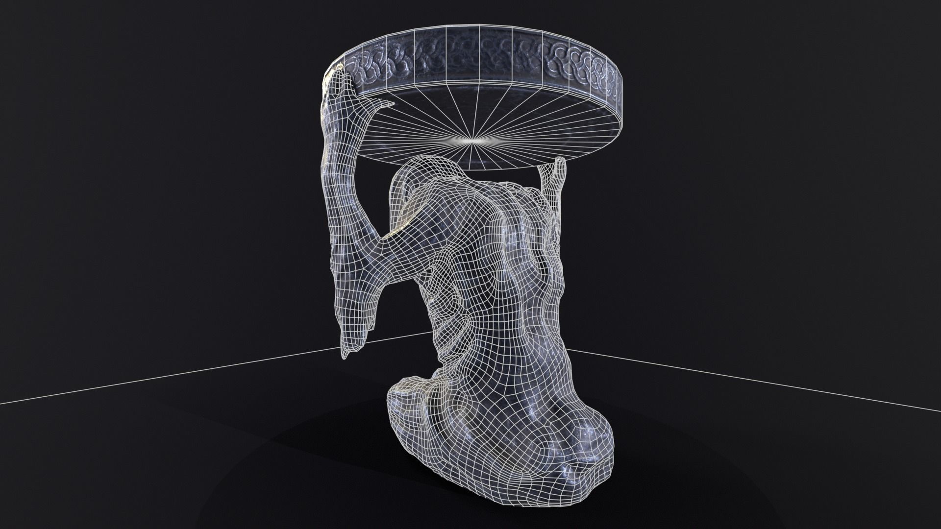 Dark Reaper Table Low-poly 3D model_15