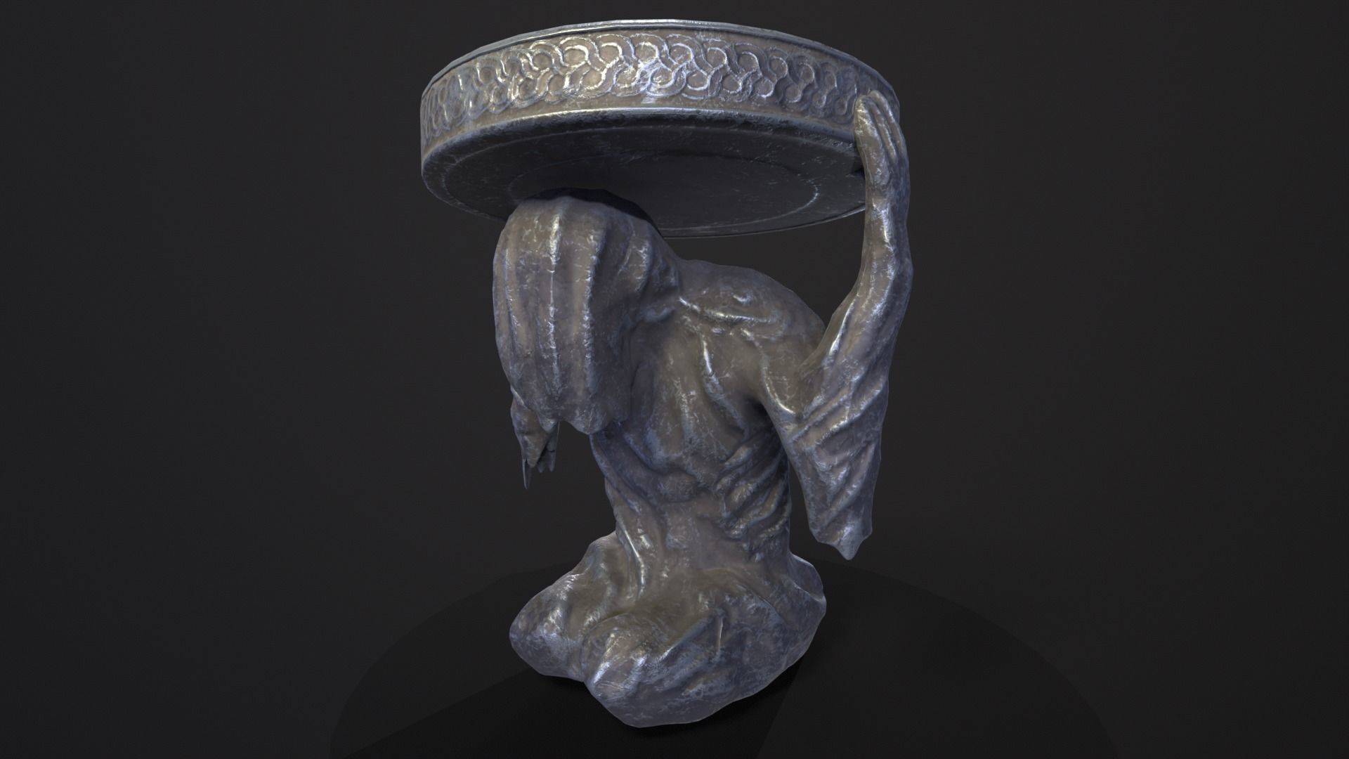 Dark Reaper Table Low-poly 3D model_18