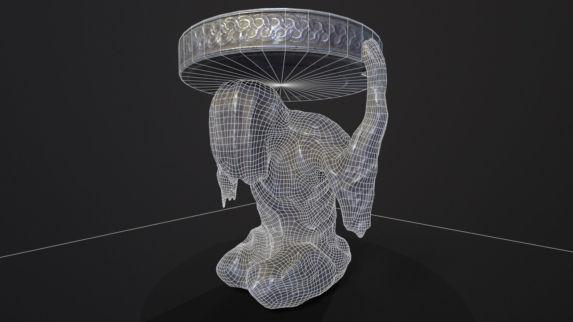 Dark Reaper Table Low-poly 3D model_19