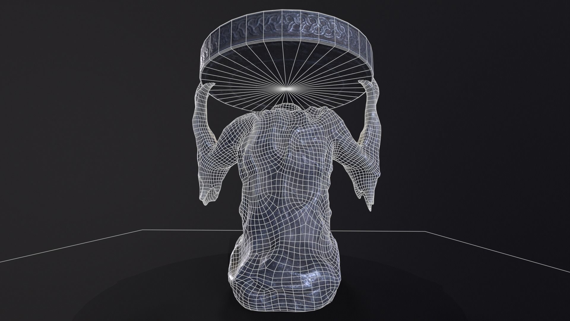 Dark Reaper Table Low-poly 3D model_13