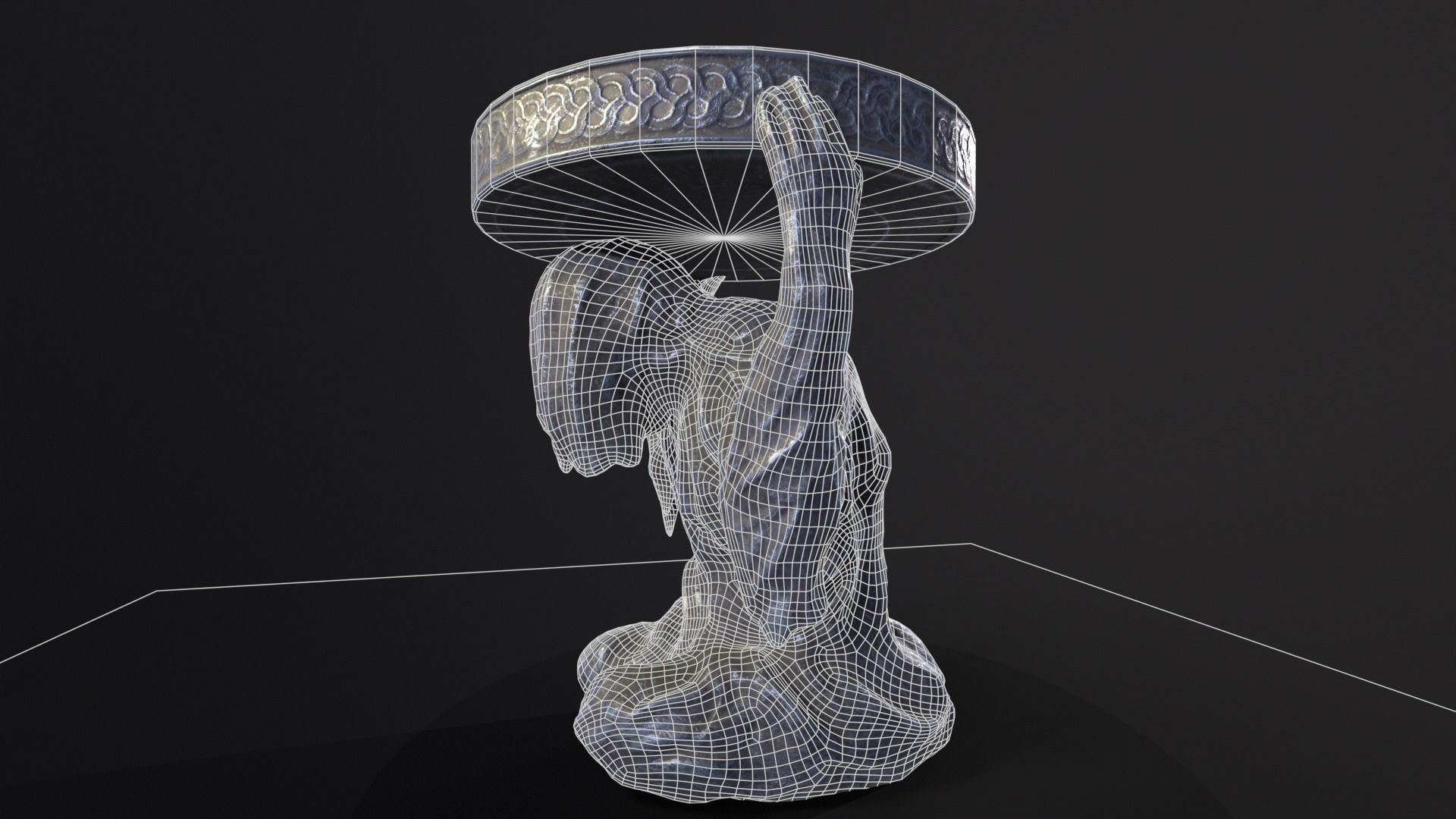 Dark Reaper Table Low-poly 3D model_17