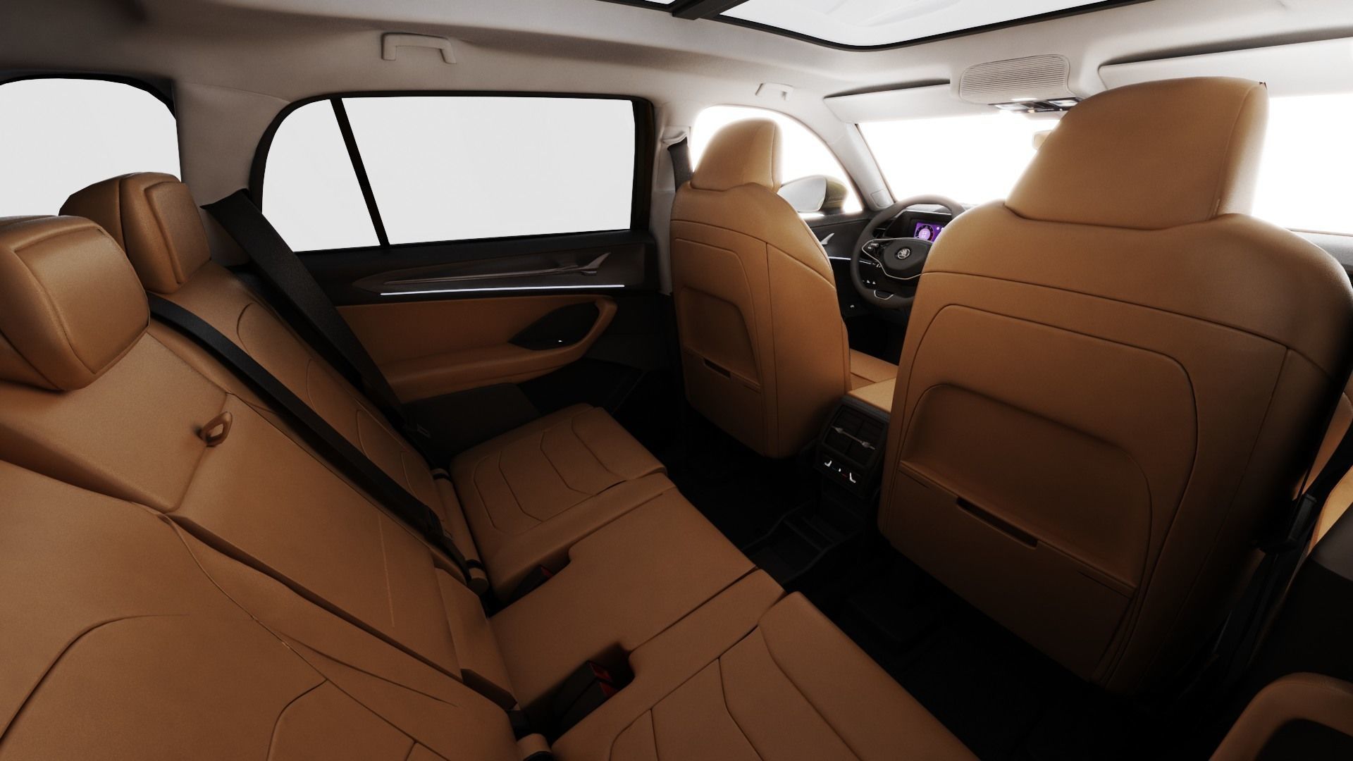 Skoda Kodiaq 2024 with interior 3D model_15