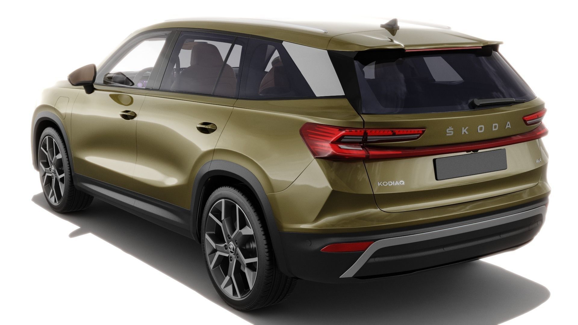 Skoda Kodiaq 2024 with interior 3D model_4