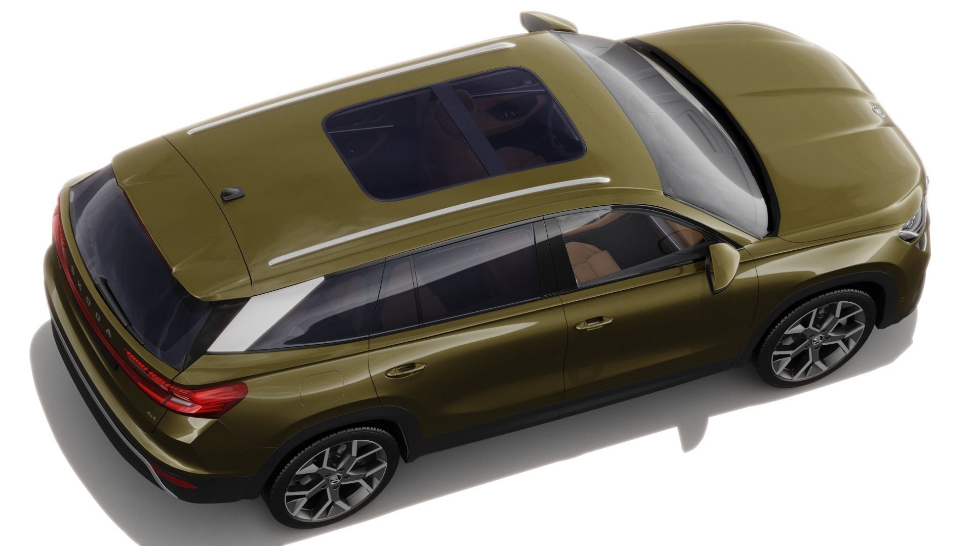 Skoda Kodiaq 2024 with interior 3D model_6