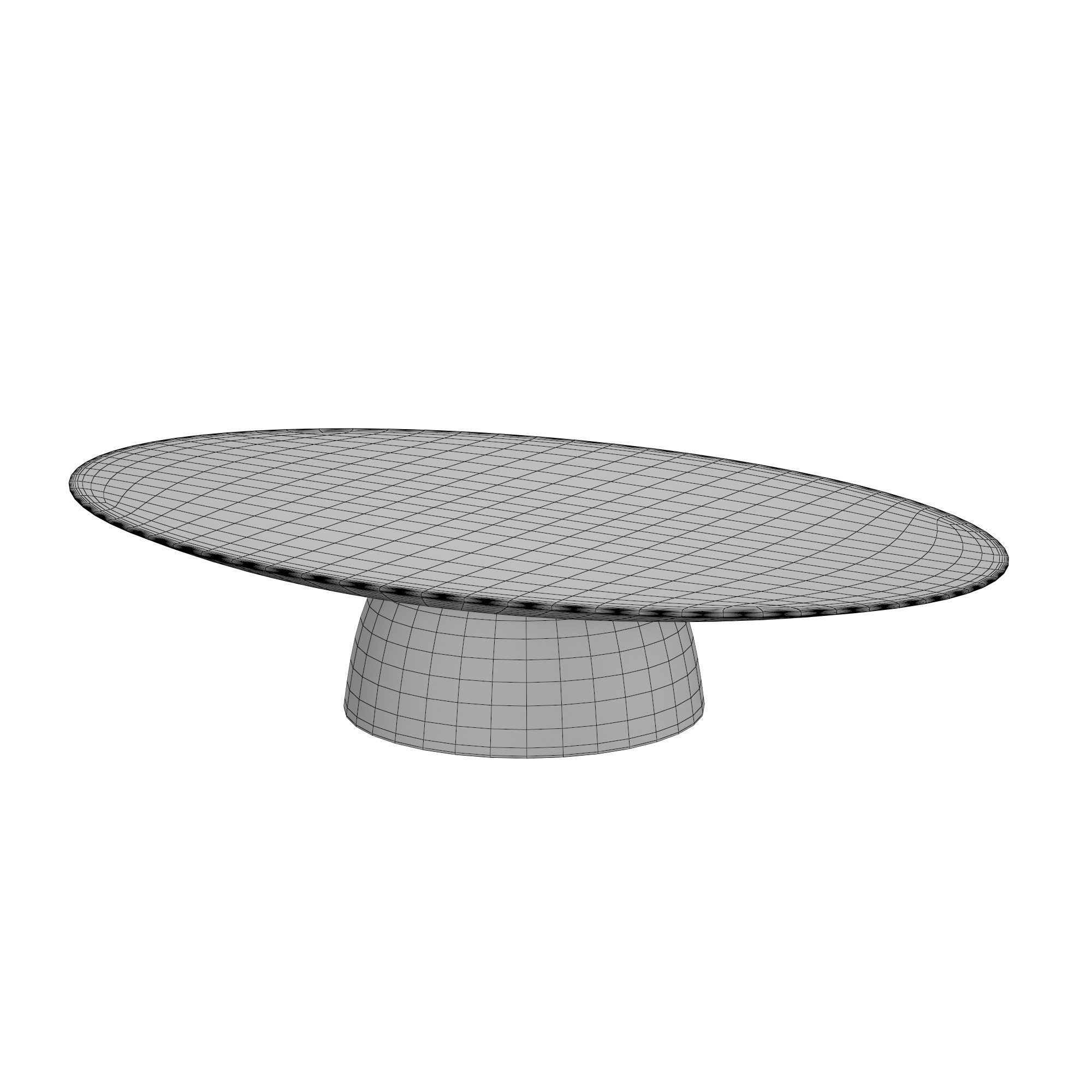 ELLISSE CONCRETE OVAL COFFEE TABLE 3D model_4