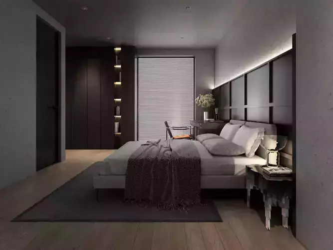 Advanced Bedroom Grey Modern