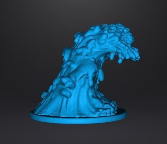 MUD ELEMENTAL MINIATURE MODEL FOR SCIFI OR FANTASY GAMES DND RPG 3D print model_11