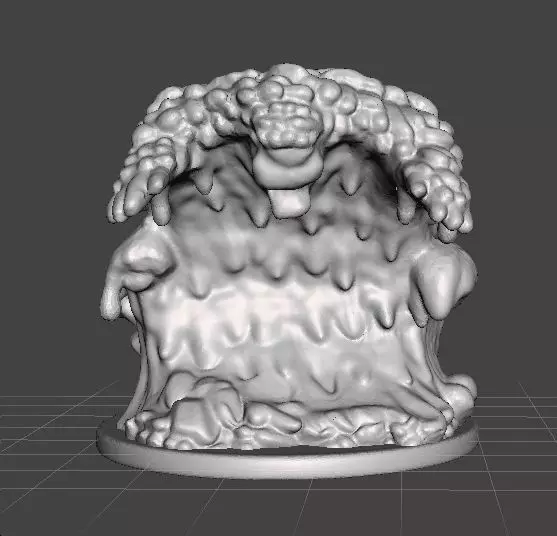 MUD ELEMENTAL MINIATURE MODEL FOR SCIFI OR FANTASY GAMES DND RPG 3D print model_0