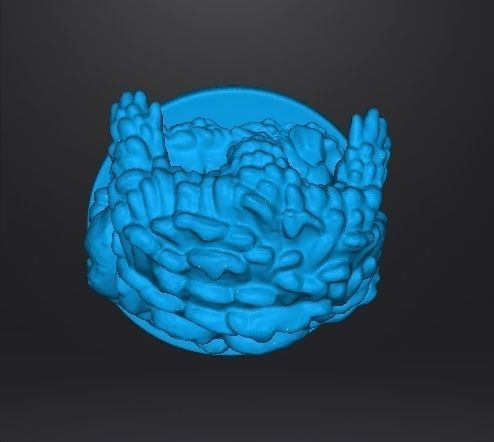 MUD ELEMENTAL MINIATURE MODEL FOR SCIFI OR FANTASY GAMES DND RPG 3D print model_10
