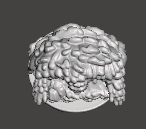 MUD ELEMENTAL MINIATURE MODEL FOR SCIFI OR FANTASY GAMES DND RPG 3D print model_4